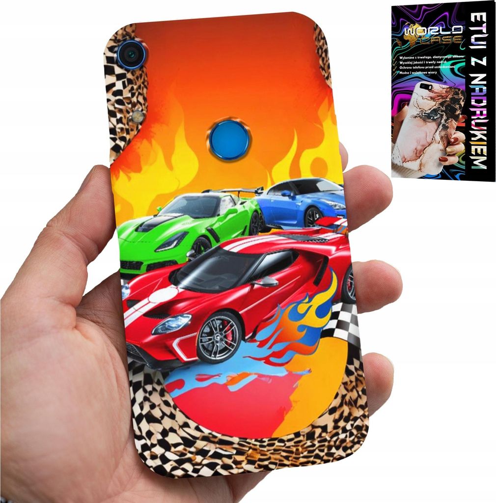 Hülle Für Huawei Y6S - Für Kinder, Rennwagen + Glas