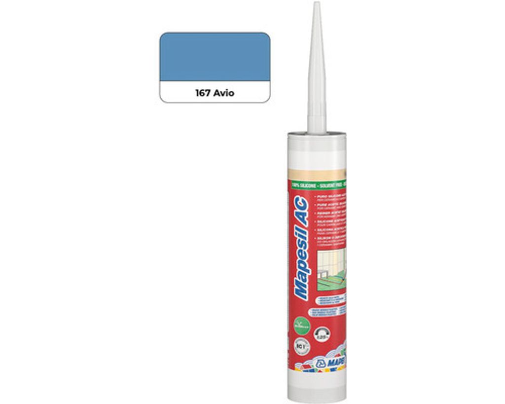 MAPEI® MAPESIL AC 1-složkový silikon pro spoje 167 avioblue Obrázek produktu 