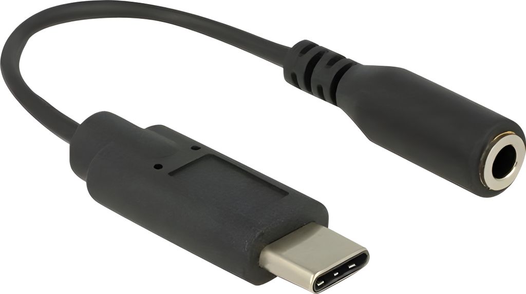 DELOCK Audio Adapter USB Type-C -> 3,5mm St/Bu 0.14m sw