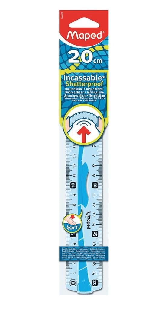 Maped Flex, Kunststoff, Blau, Durchscheinend, cm, mm, 200 Produktbild 