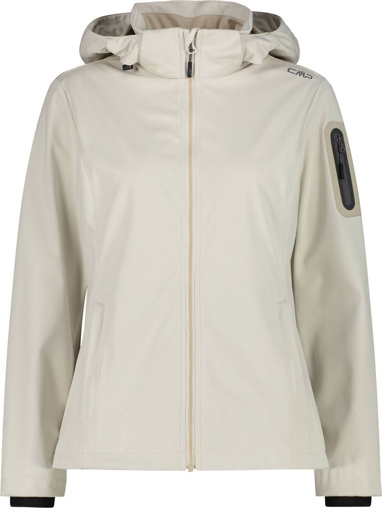 Cmp Woman Jacket Zip Hood Vaniglia Vaniglia 48