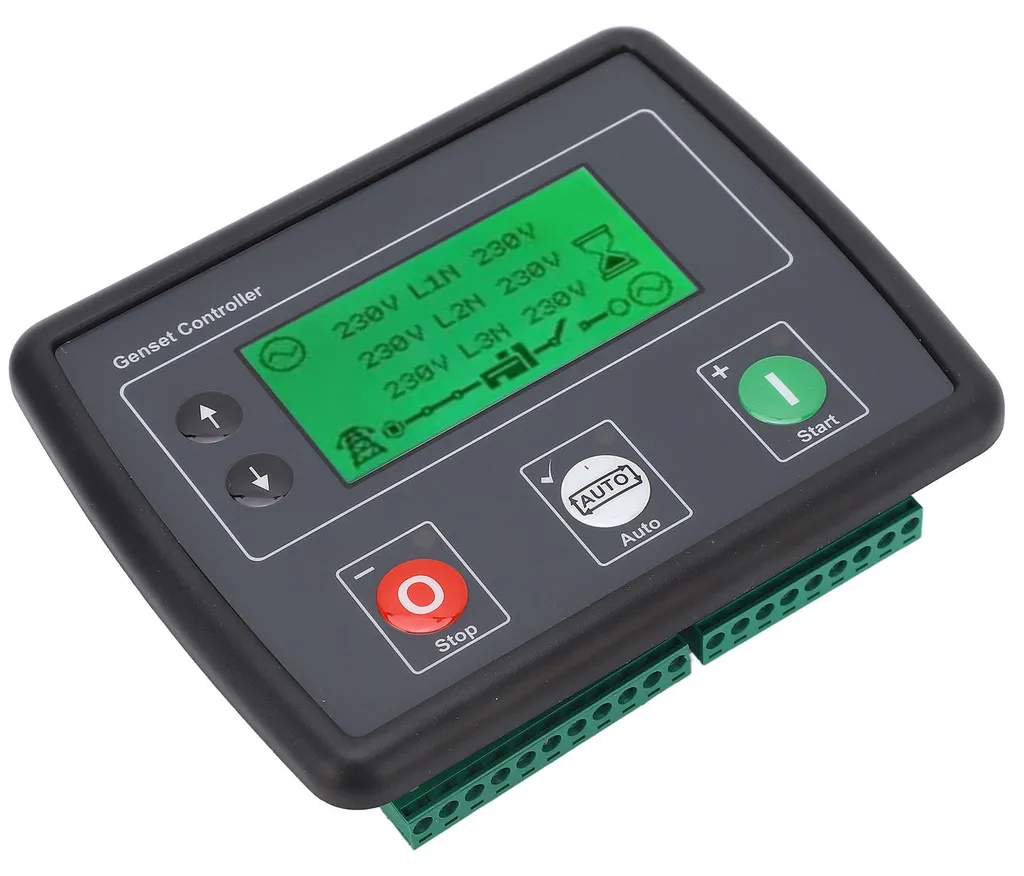 Commande de groupe électrogène triphasé 600V avec écran LCD intégré - 6