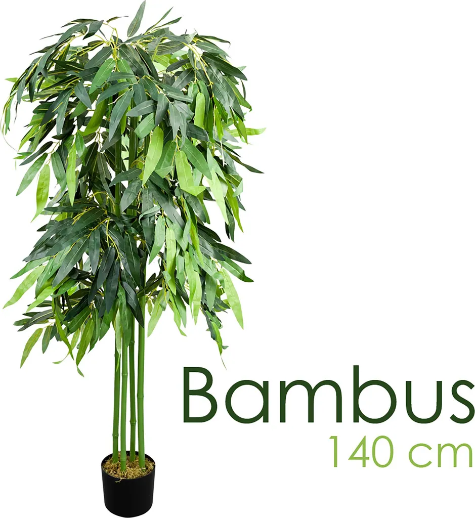 Pianta Bambù Artificiale 140cm Decovego | Crea la tua Oasi Zen in Casa