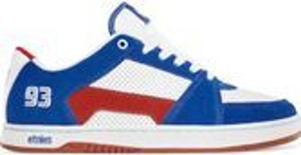 Etnies Mc Rap Lo Skater Low-Top Shoe Blue Red White