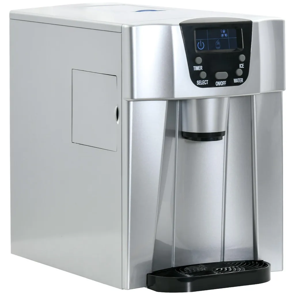 Bac à glaçons avec réservoir 3L et deux tailles de glace - Modèle Silver