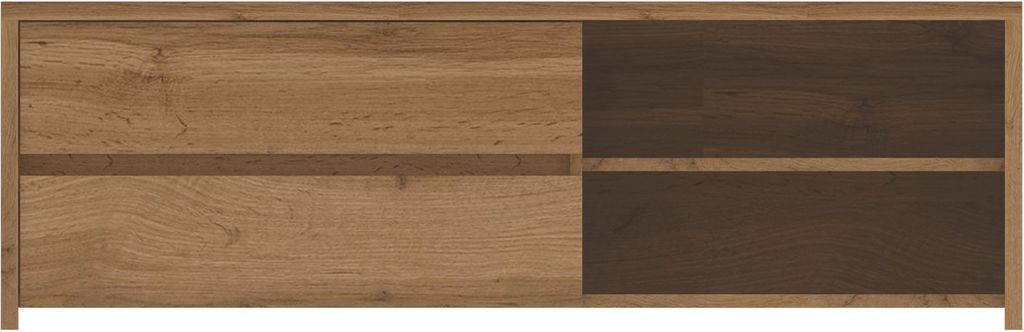 Furniture24 Fernsehschrank Tahoe TA-2 Tv-Lowboard mit 2 Schubladen Unterschrank Tv-Schrank