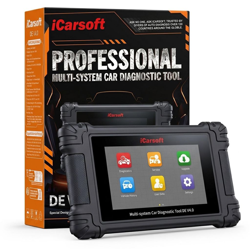 iCarsoft DE V4.0 OBD2 Diagnosegerät kompatibel mit BMW Produktbild 