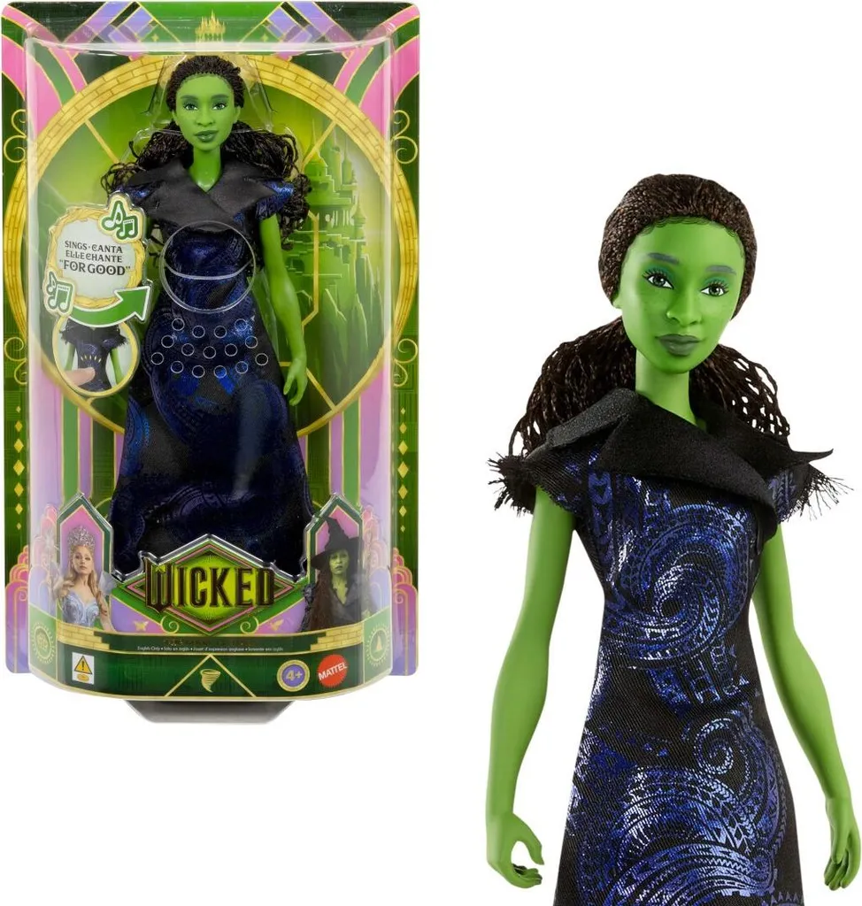 Poupée Elphaba Wicked chantante : le jouet musical pour revivre le film