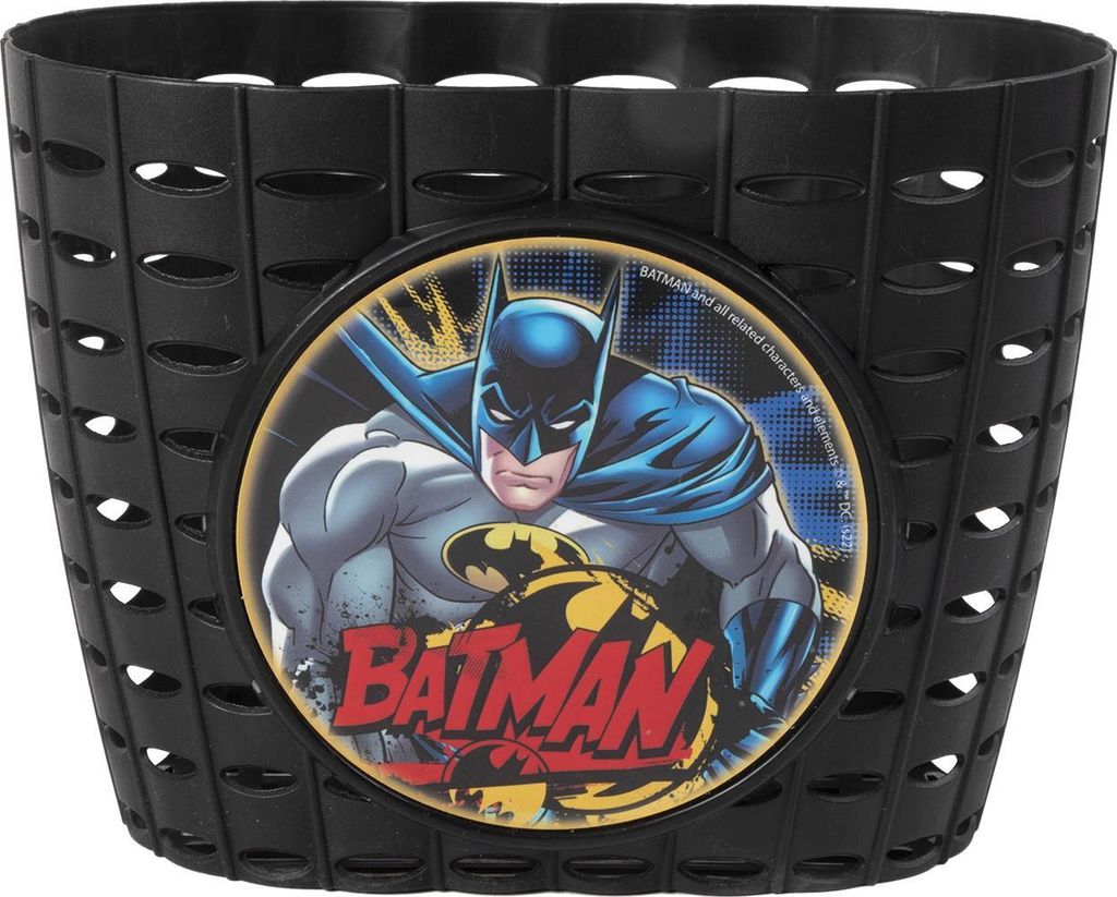 Kunststoffkorb für FAHRRAD/ROLLER schwarz BATMAN Produktbild 