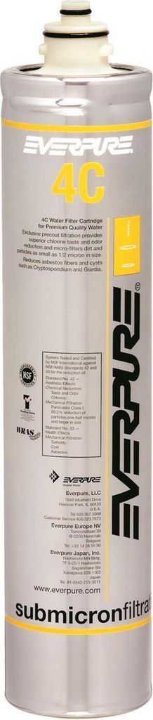 A product shot of a water filter cartridge.