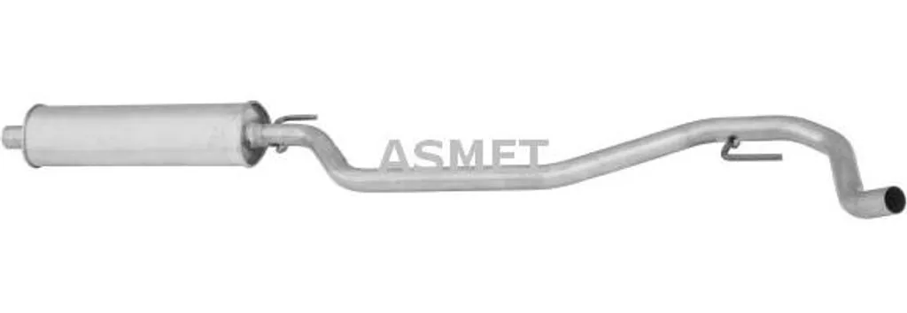 Silencieux avant ASMET 5157 OE 5852182 pour Opel Vectra - Échappement