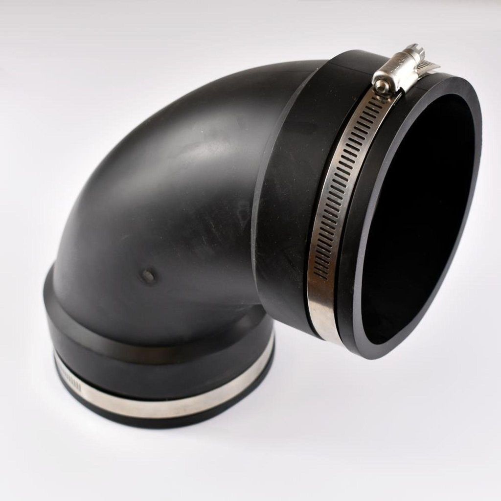 Giunto Flessibile per Tubi, Gomito 90mm in PVC Elastomer Immagine del prodotto 