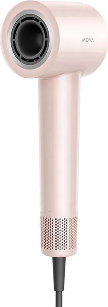 Sèche-cheveux de voyage Mova Turbo rose idéal pour cheveux épais et fins