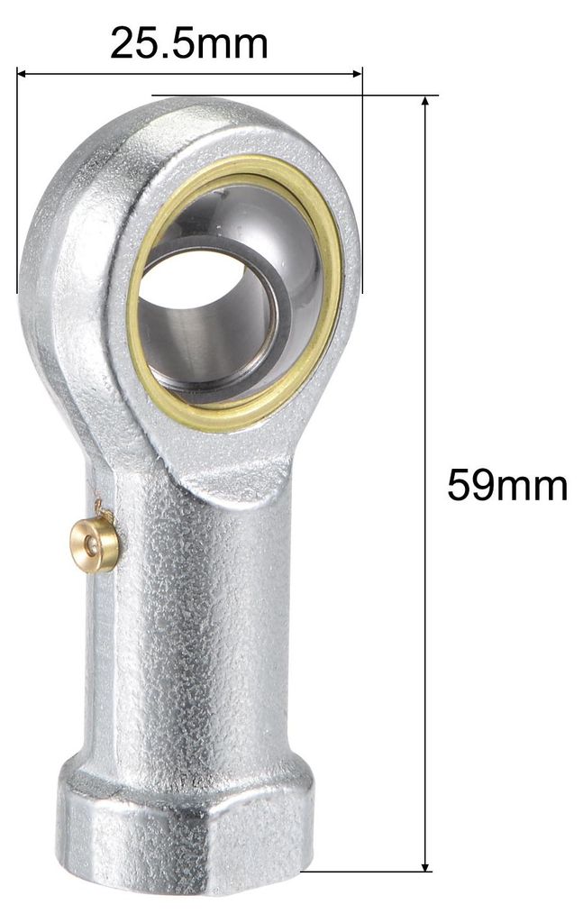 2Stk PHS10 Kugelstab Gleitlager 10mm Geschmierten Kugelgelenken M10x1.5 Linke
