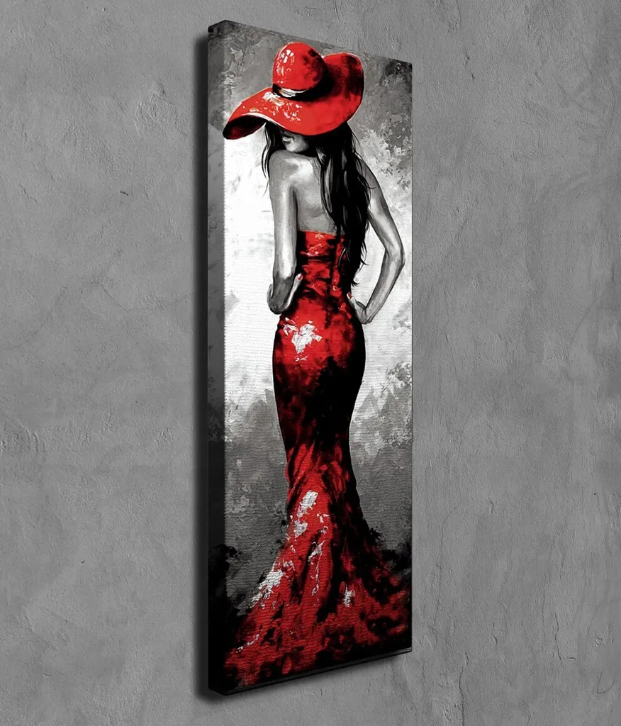 Tableau en toile 100% coton Wallity coloré 30 x 80 cm haute qualité