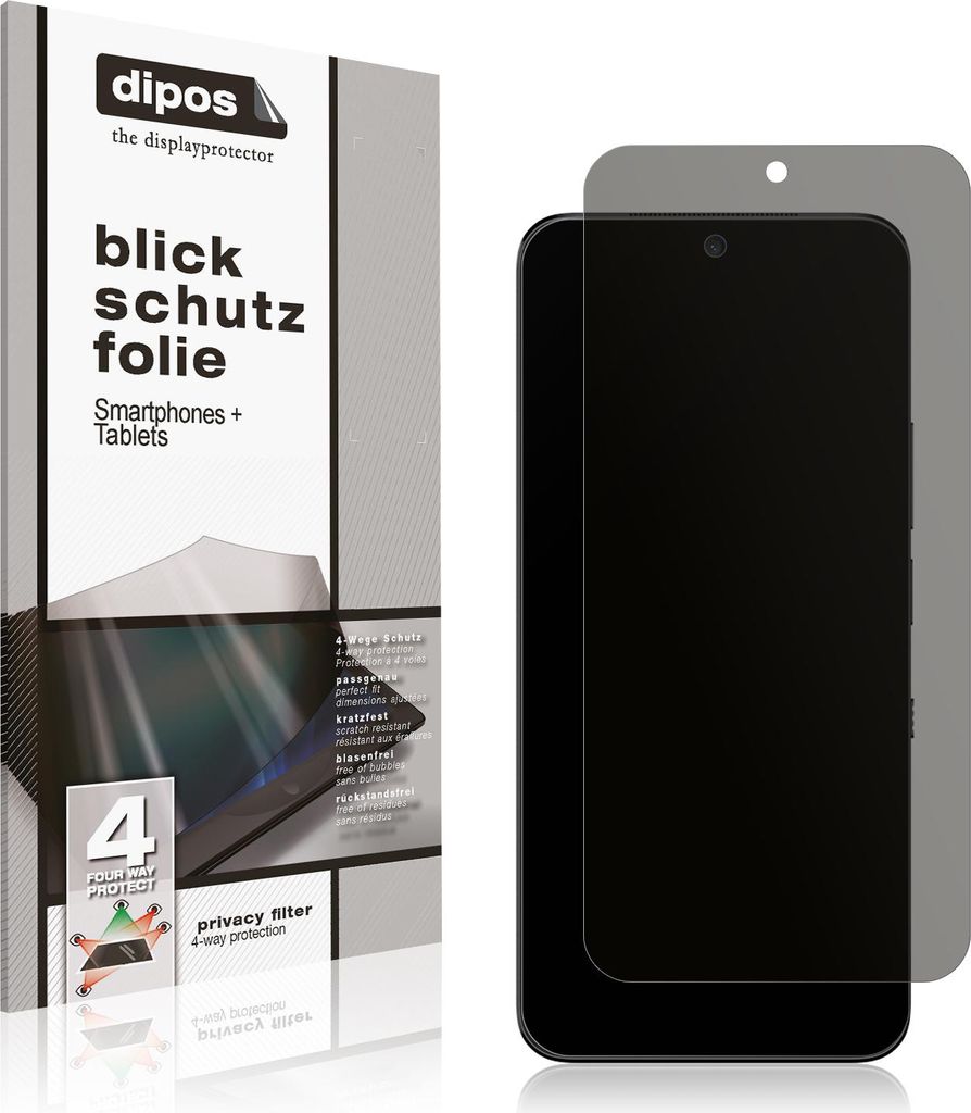 Blickschutzfolie für TCL NXTPAPER 60 Ultra 5G matt Schutzfolie Folie Display Schutz dipos