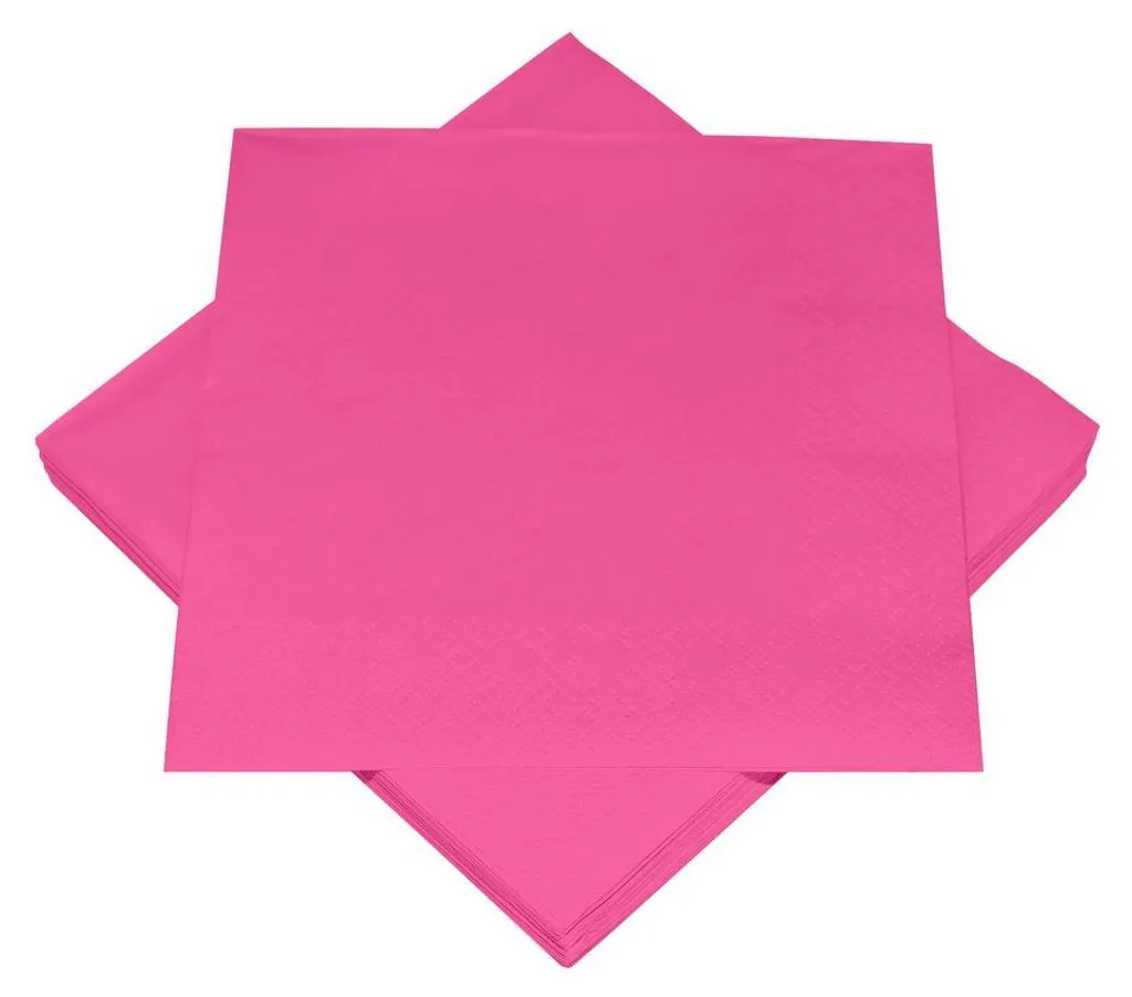 Vaisselle jetable rose premium 120 unités pour 30 personnes fêtent - 4