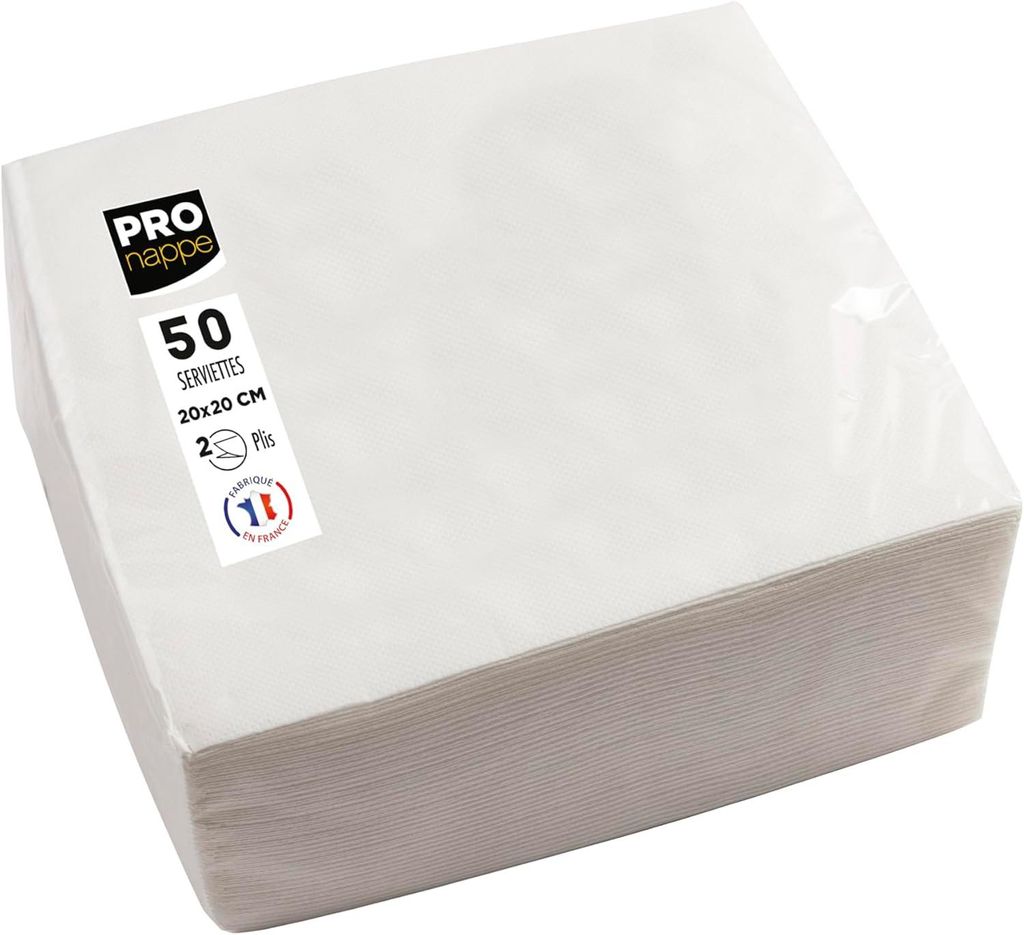 PRONAPPE SV622001I, Weiß, Baumwolle, Quadratisch, 200 mm, Produktbild 