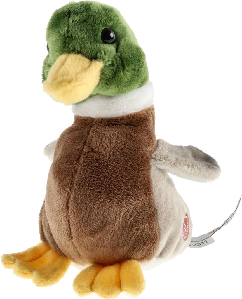 Maskotka Uni-Toys Kaczka z dźwiękiem 18 cm Zdjęcie produktu 