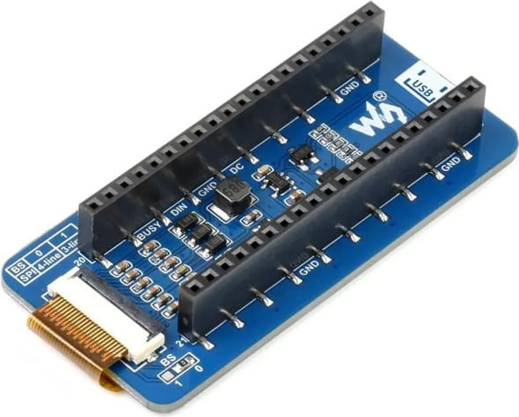 Écran E-Ink Anti-Reflet pour Raspberry Pi Pico 2,13 Pouces SPI