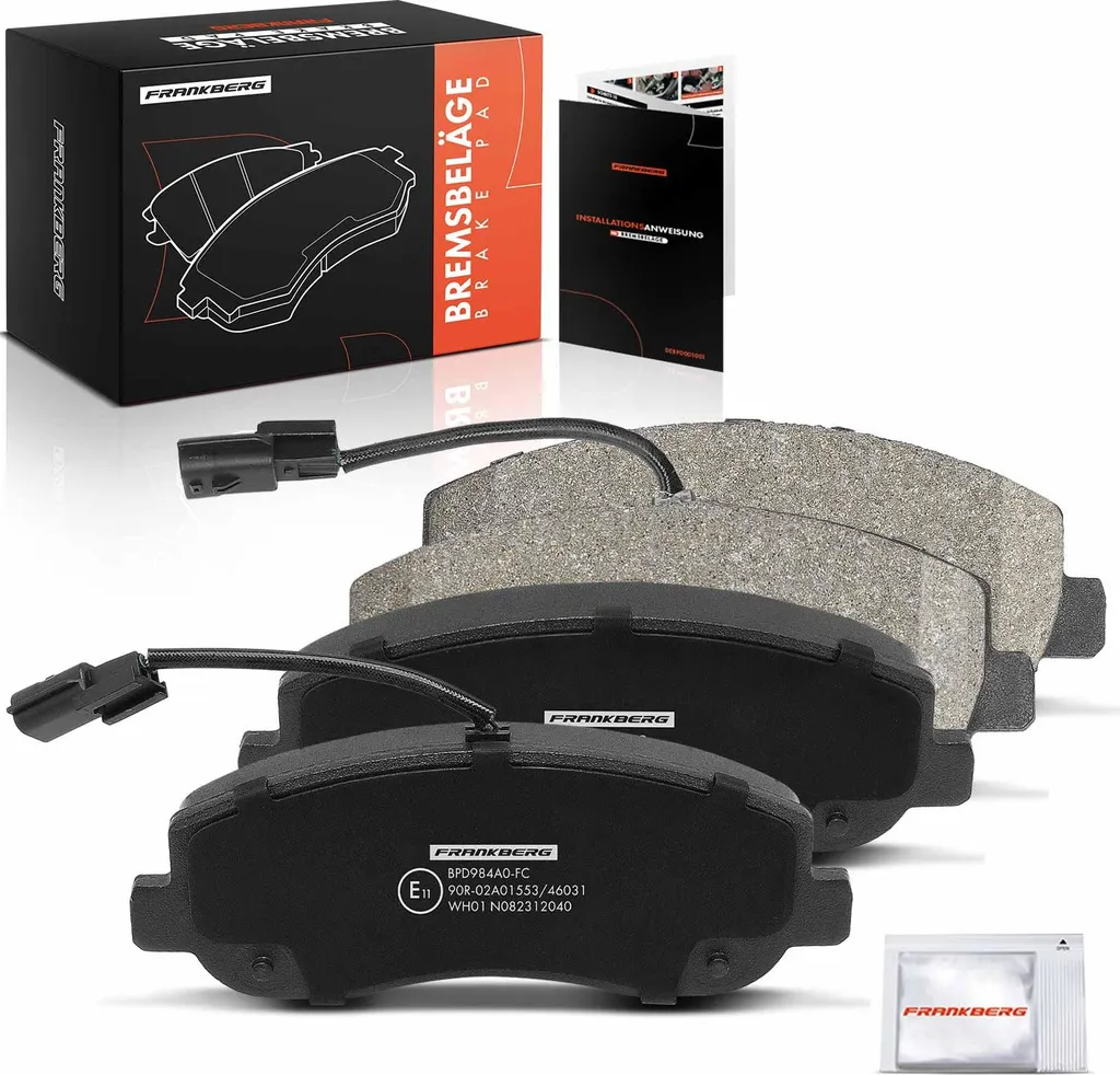 Kit plaquettes de frein avant pour Opel Movano B et Renault Master III