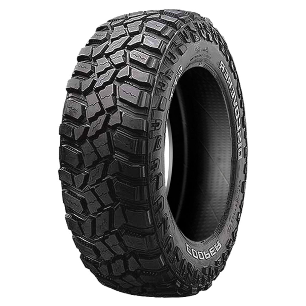 A single tire on a white background.