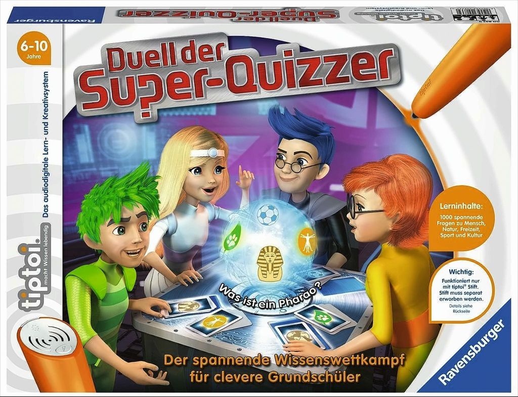 Duell der Super-Quizzer Ravensburger 00833 Produktbild 