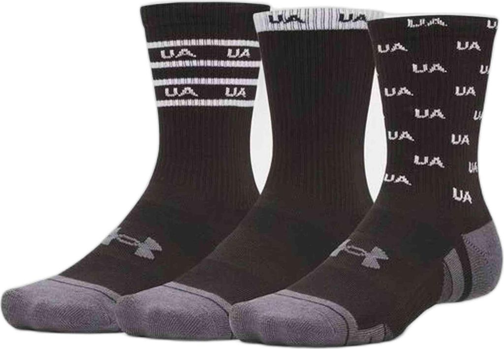 Under Armour Socks 1379515-001 in Black color size medium