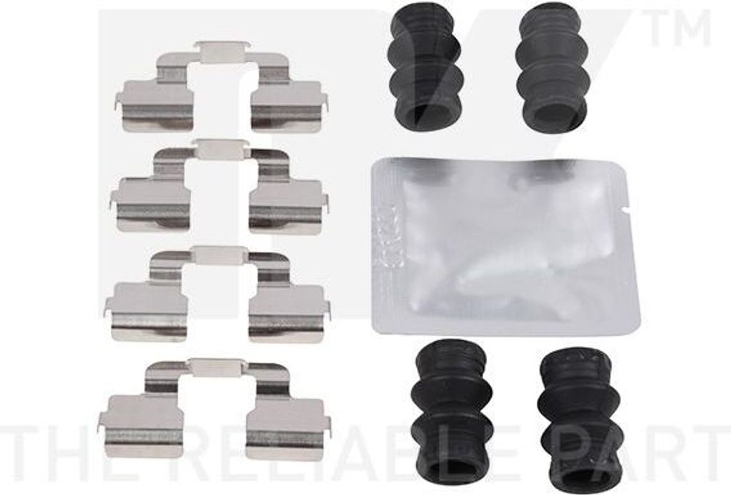 NK Zubehörsatz Scheibenbremsbelag 79371797 für CITROËN für C4 II (B7)