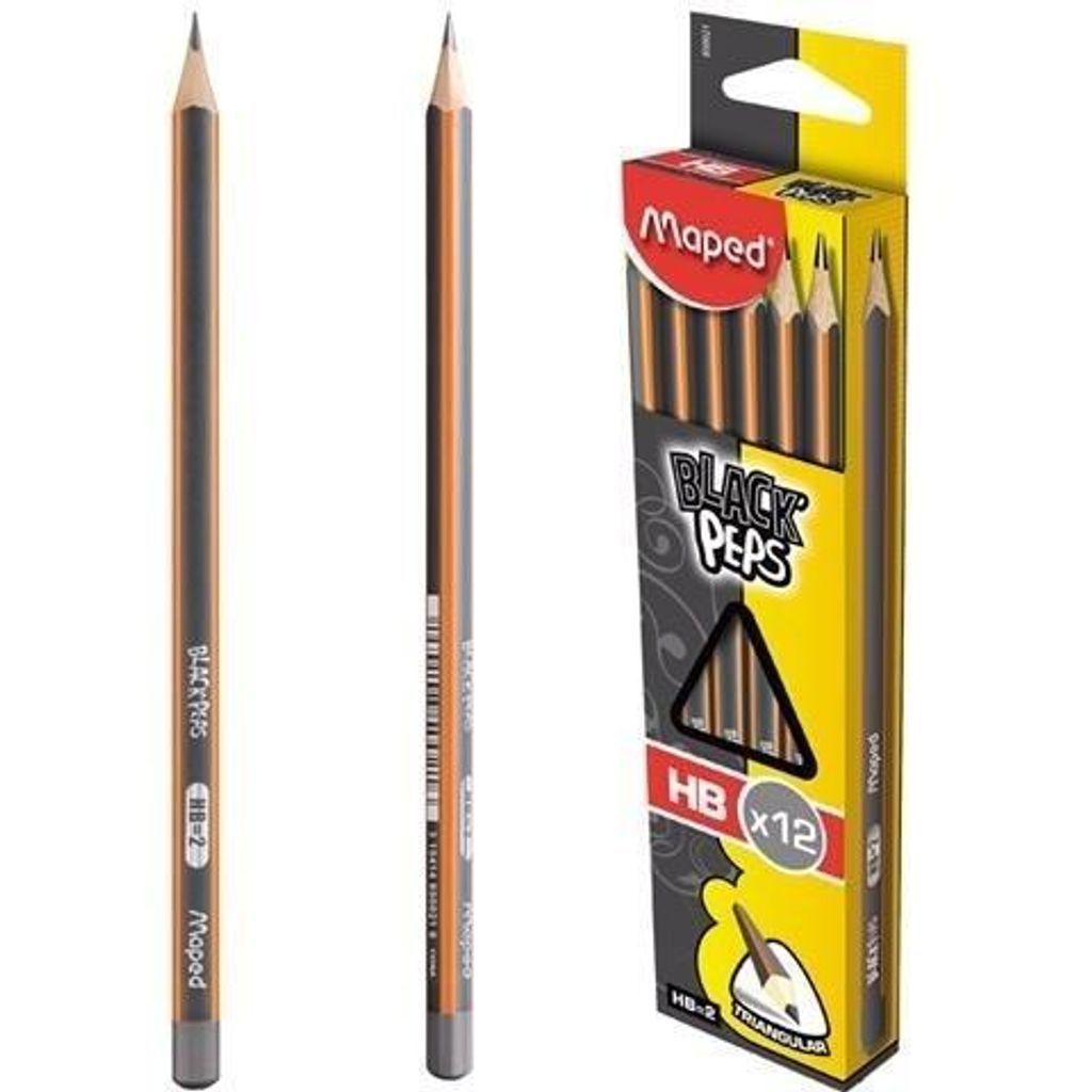 Blackpeps HB Bleistift (12Stück) MAPED Produktbild 