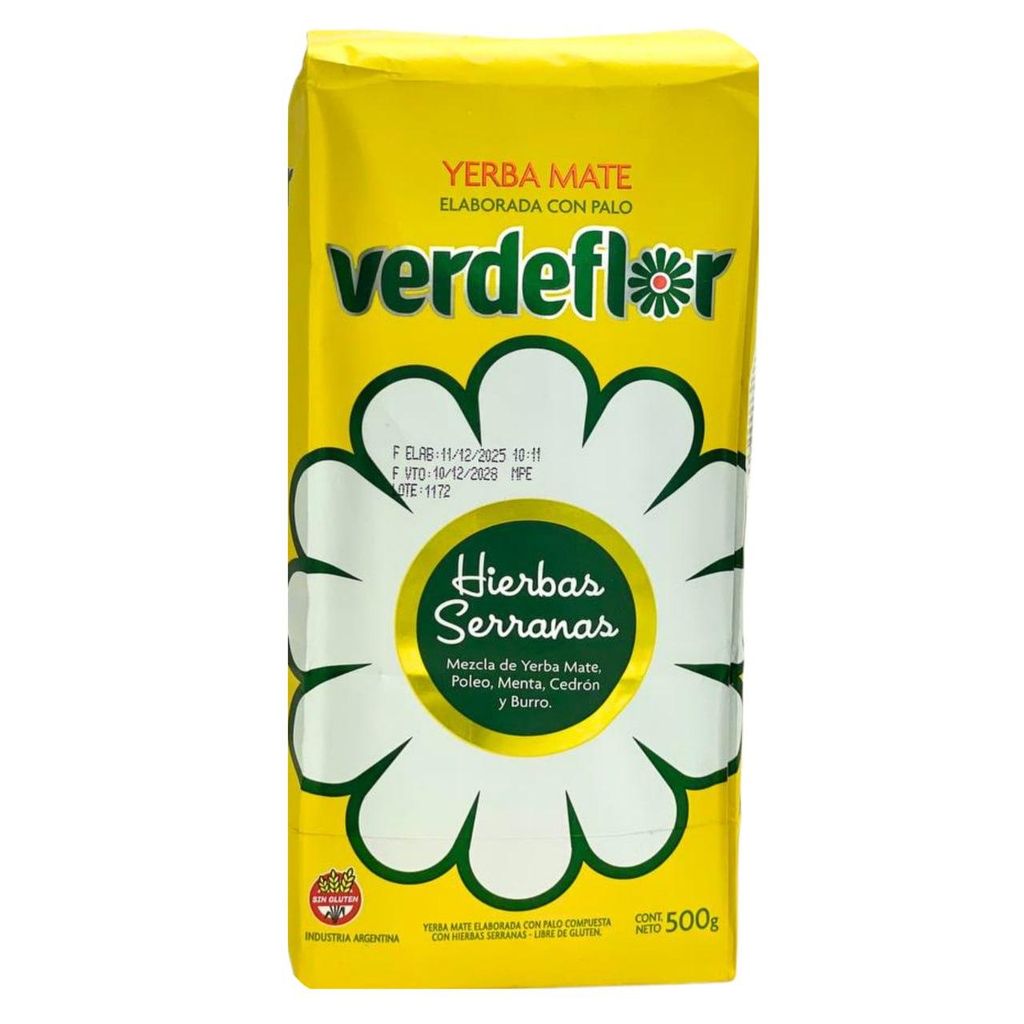 Verdeflor Hierbas Serranas – Mate Tee 500 g Produktbild 