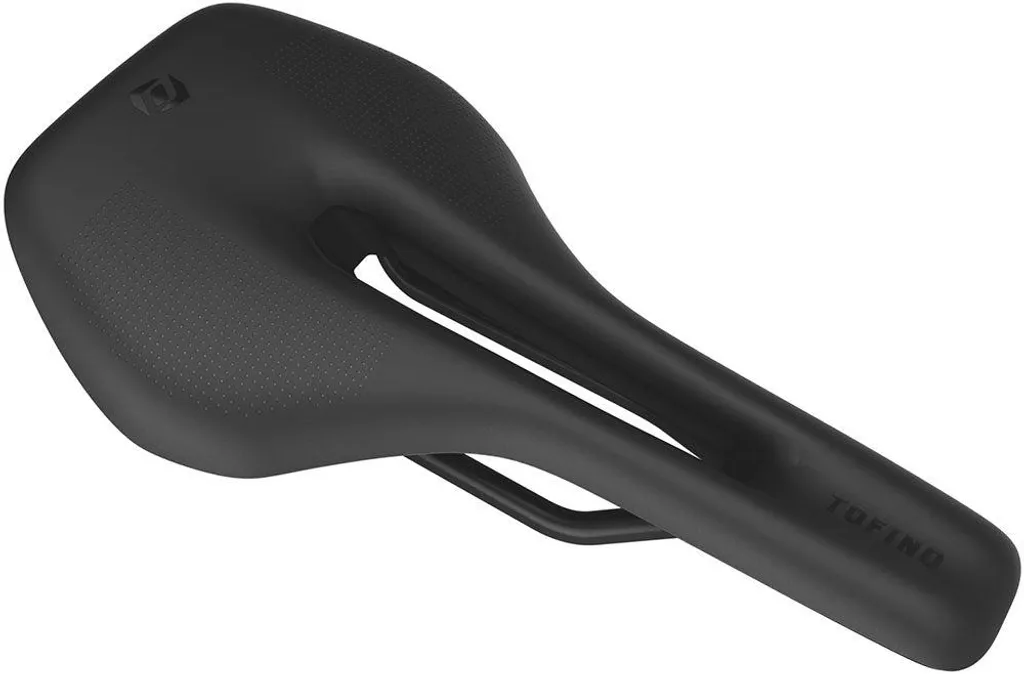Selle Syncros Tofino 1.0 Argent 135 mm : Rails Carbone et Design Cut Out