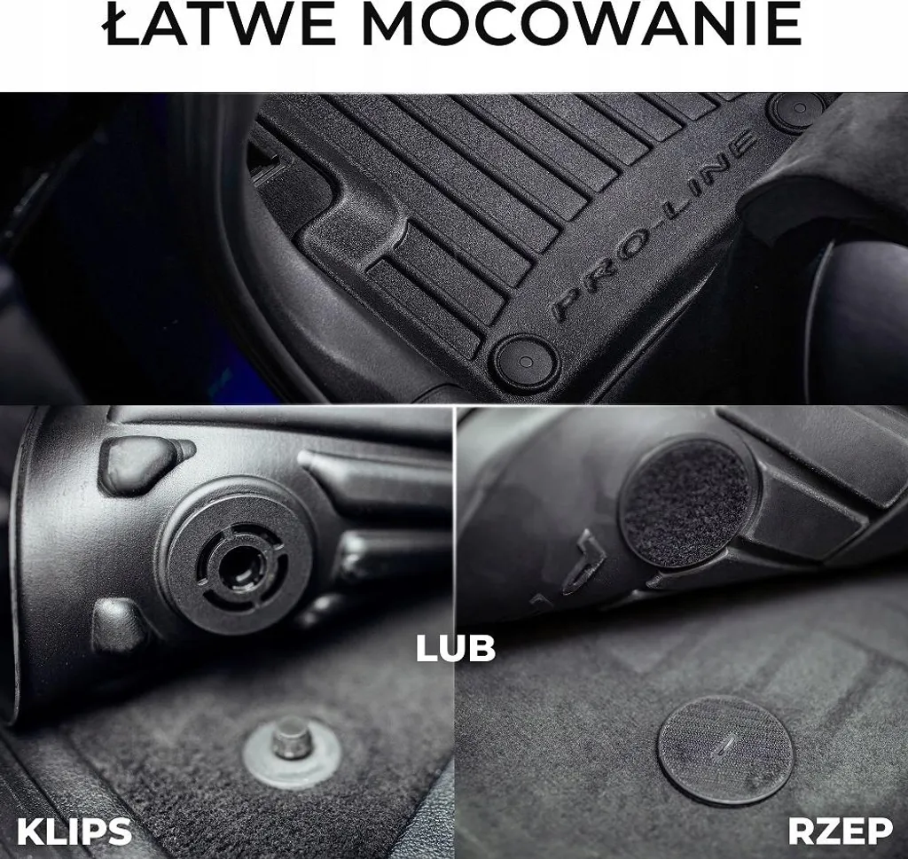 Tappetini in gomma e tappetini KIA SOUL 1 I 2008-2013 3D Mulde - 4