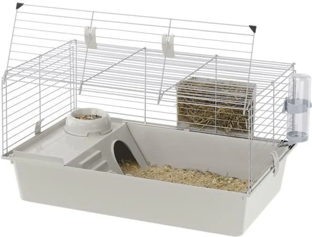 Gabbia Ferplast Cavie 80 Accessoriata | Habitat Sicuro 77x48 cm