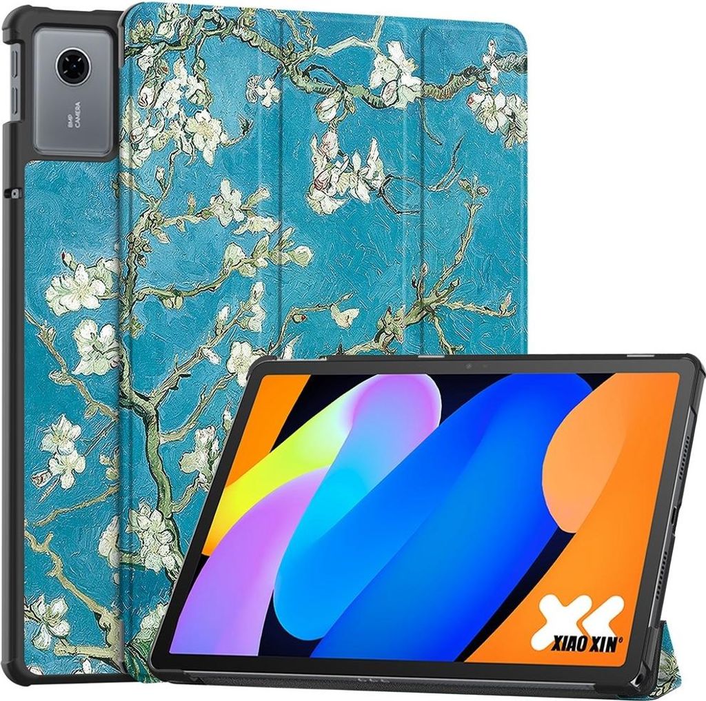 Lenovo Idea Tab 11 Hülle - Coverup Tri-Fold Ständer Klapphülle mit Schlaf/Wach-Funktion - Blüte