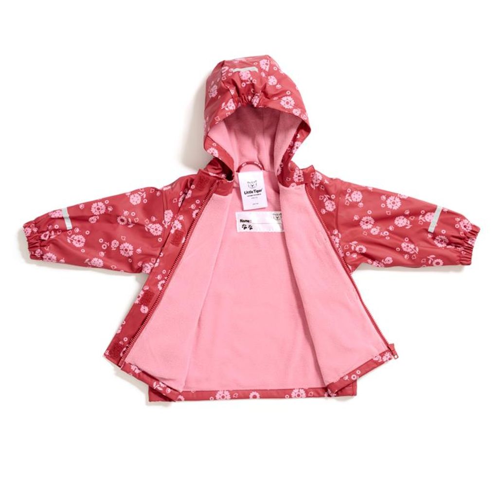 Regenjacke für Kinder | mit Fleece gefüttert |  | winddicht Produktbild 3