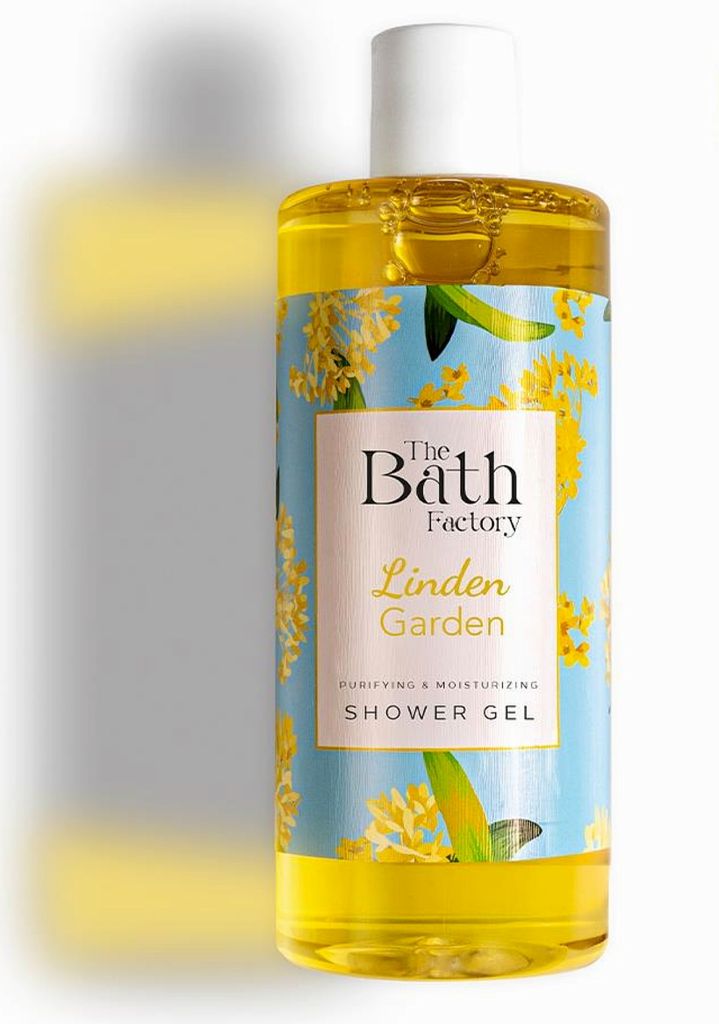The Bath Factory Linden Garden Duschgel – Pflege mit Produktbild 