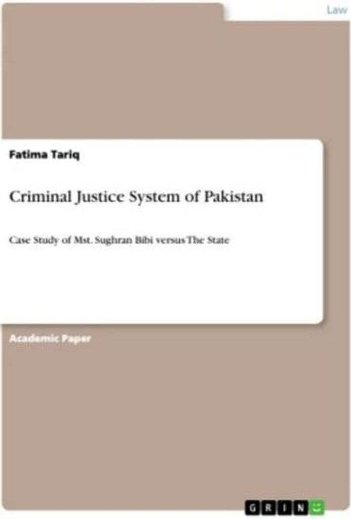 Criminal Justice System of Pakistan
