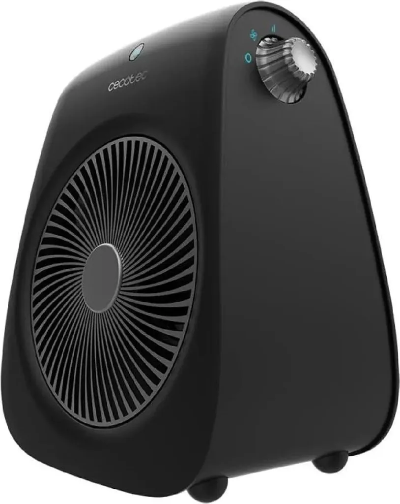 Radiateur soufflant électrique Cecotec 2000W - Chauffage d'appoint noir