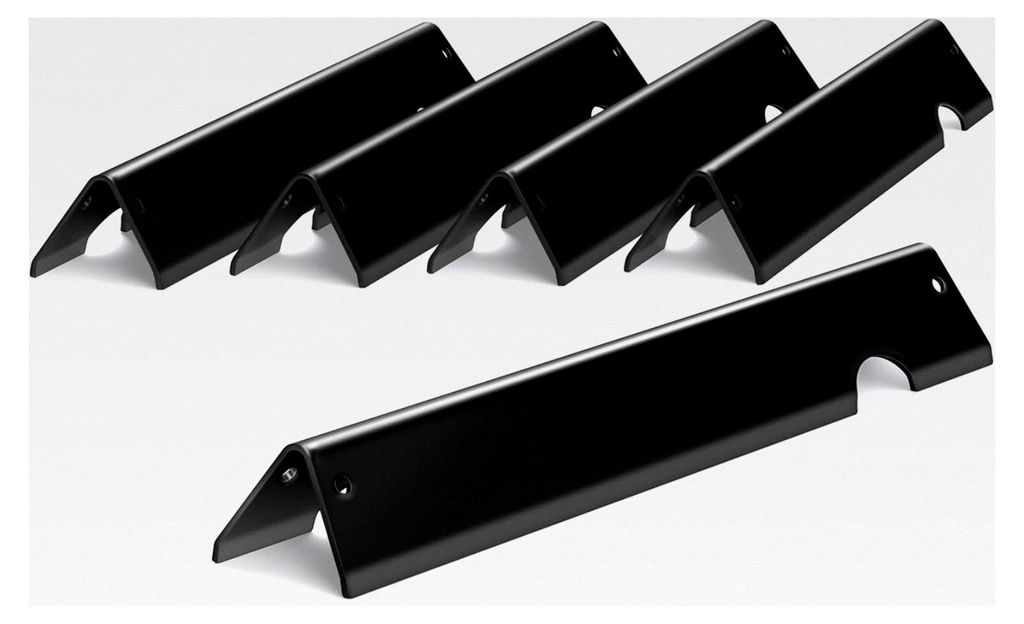 Flavorizer Bars 43,2 cm Ersatz für Weber Genesis II E-310 E-315 S-335, Genesis II/LX 300 Serie (2017 und neuer) Grillteile, Porzellanstahl, 5 Stück