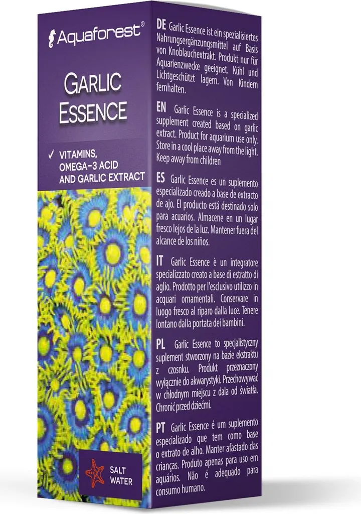 Aquaforest Essence d'Ail 10 ml - Complément Alimentaire Ail pour Poissons