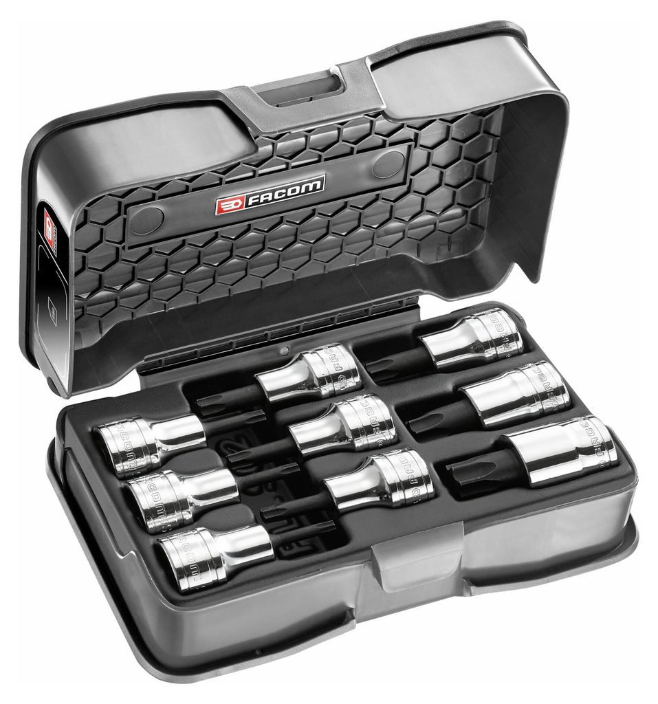 Facom-Set mit 9 Schraubendrehereinsätzen Torx 1 2 – amex.3apb