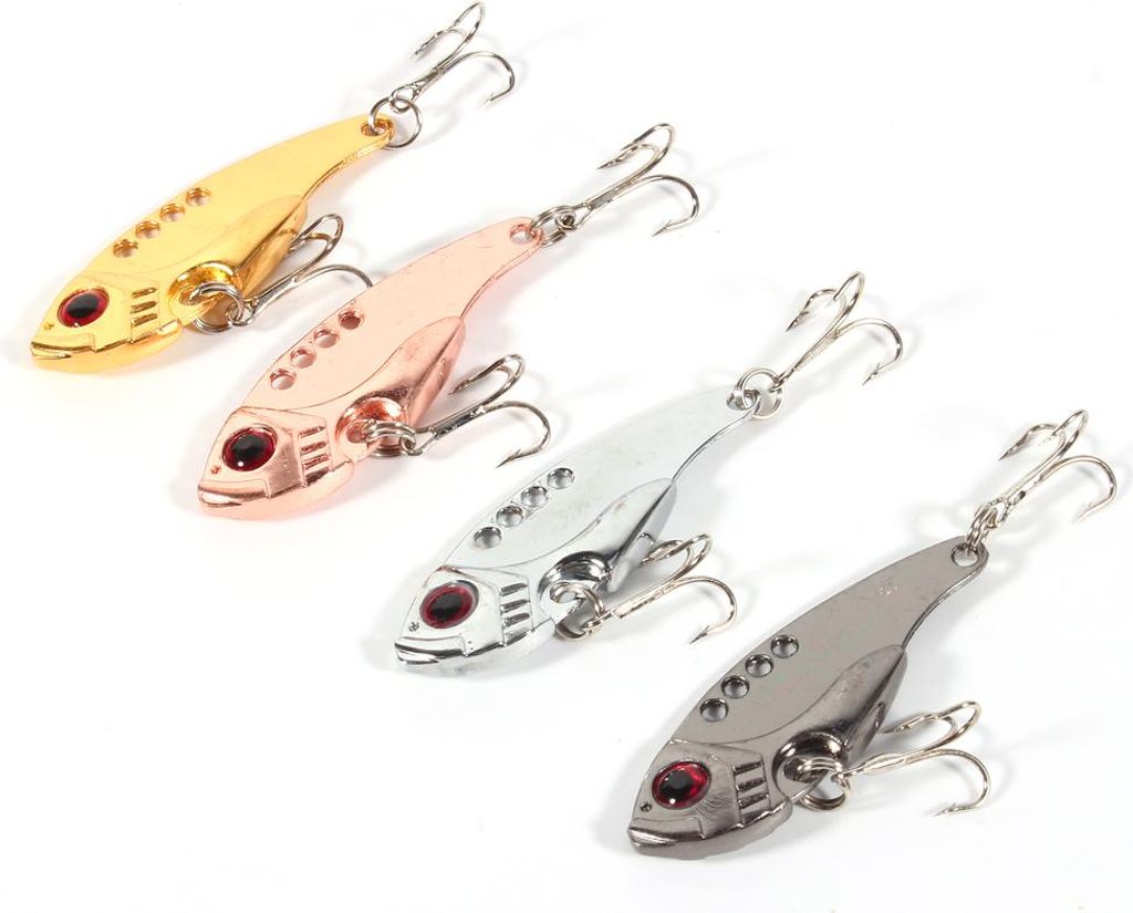 Fischereiköder, bequem zu verwenden, 4pcs Köder, umweltfreundlich fischartige Haken -Accessoire für Fischer