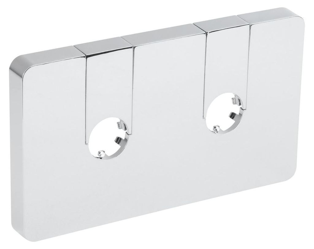 Aqualine Q-START Abdeckrosette für Mittelanschluss, Chrom Produktbild 