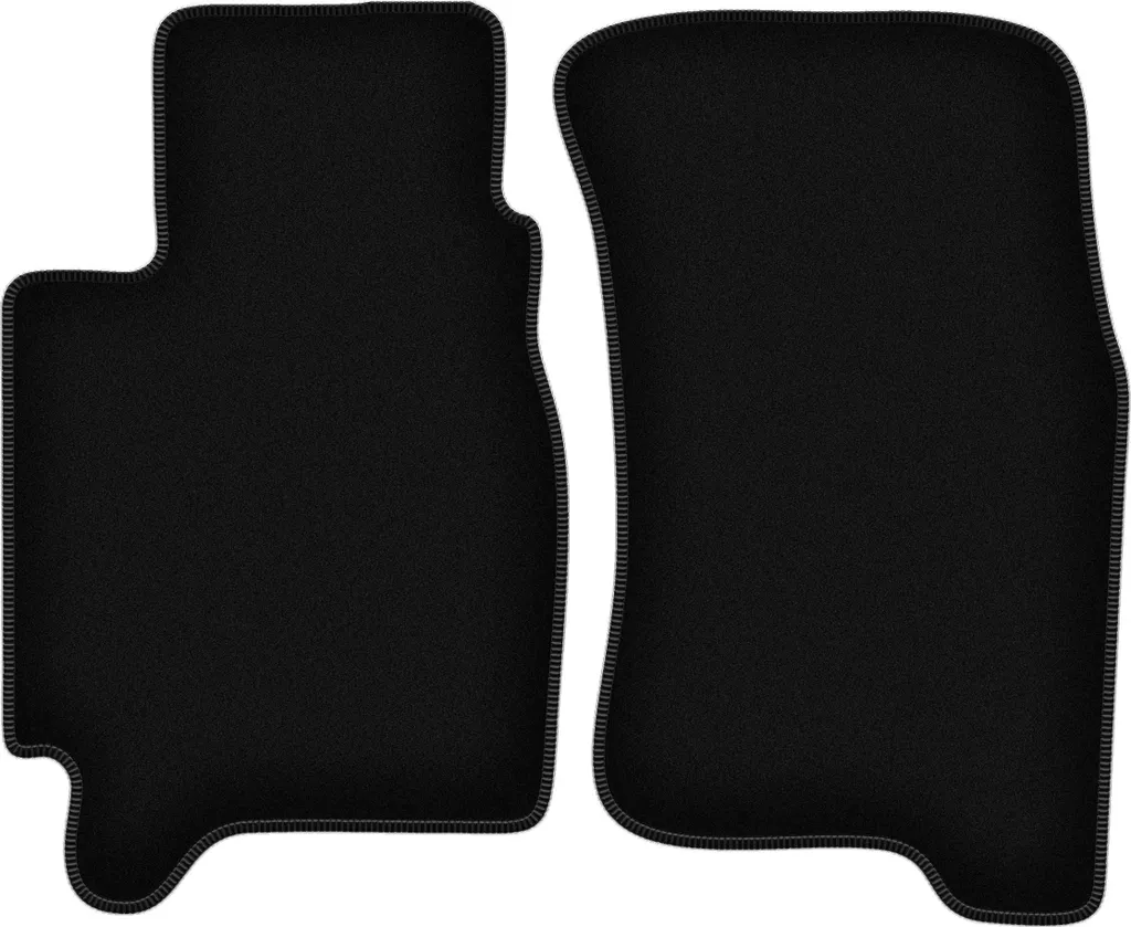 Tappetini Luxury Velluto Nero Subaru Outback II 99-04 - Set Anteriore