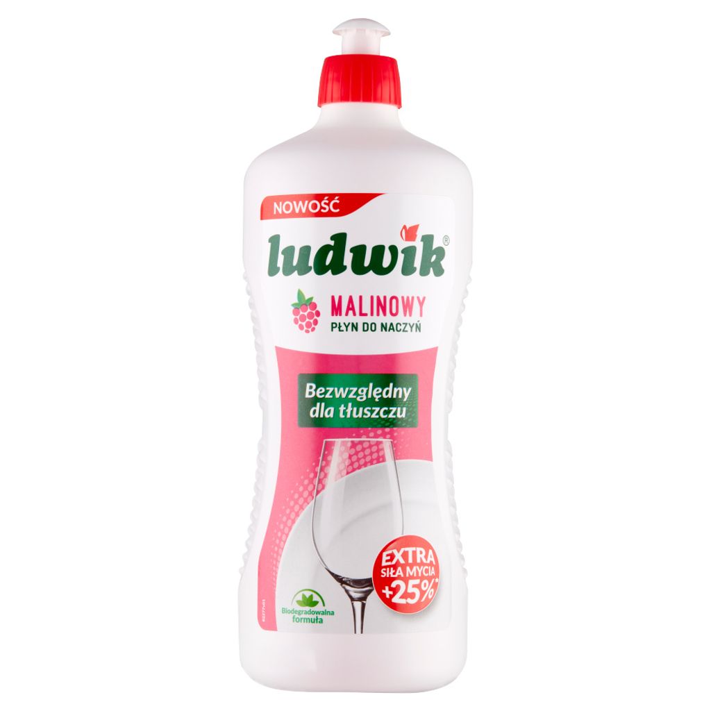 Ludwik Mycí prostředek na nádobí s vůní maliny 900 ml Obrázek produktu 2