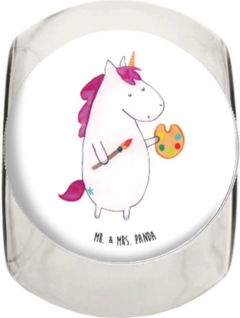 Mr. & Mrs. Panda Kaffeedose Einhorn Künstler L 870ml - Weiß Produktbild 