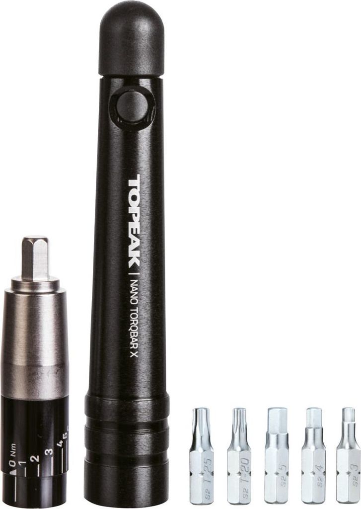Topeak Nano Torqbar X Torque Wrench, Erwachsene Unisex, Schwarz, 15