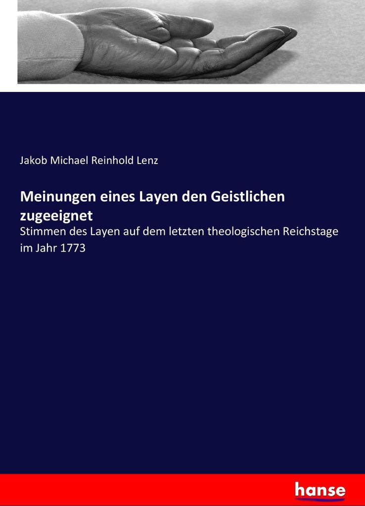 Meinungen eines Layen den Geistlichen zugeeignet