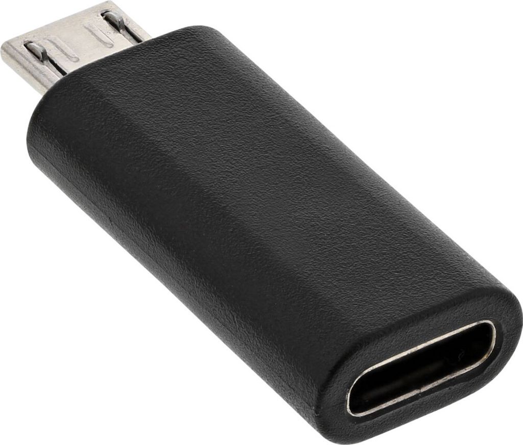 InLine® Adaptateur USB 2.0, Micro-USB prise sur USB-C prise Image du produit 